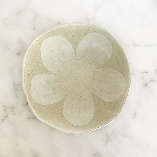 Ceramic Flower Plate