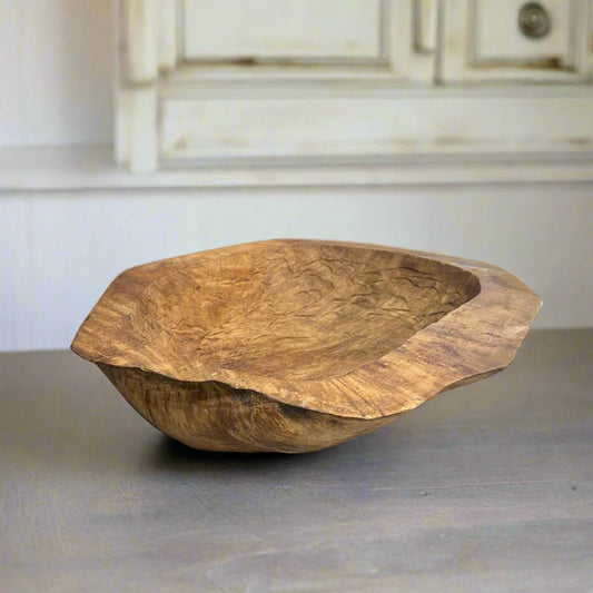 Rustic Wood Bowl