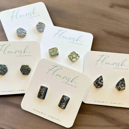 Flourish Stonewear Stud Earrings