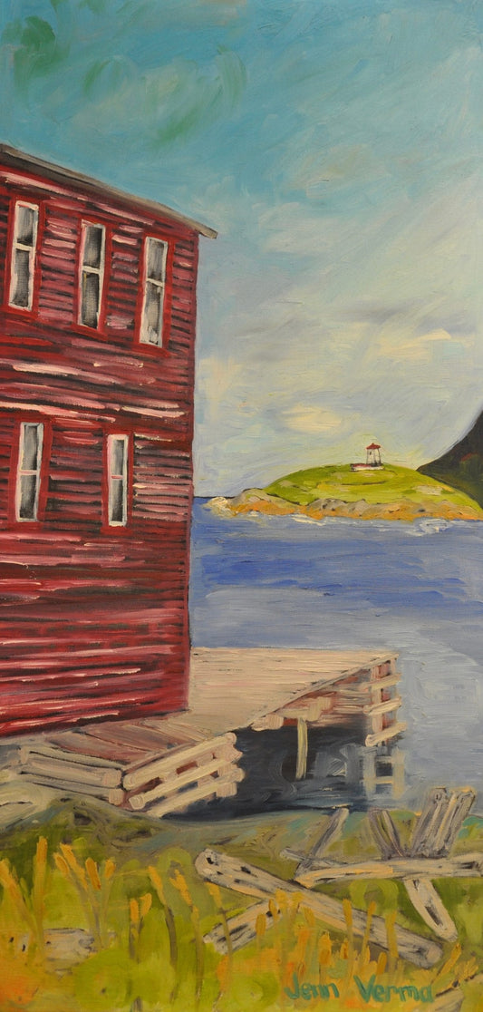 Oil artwork titled Trinity East, NL